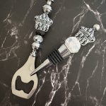 Bottle stopper and opener set